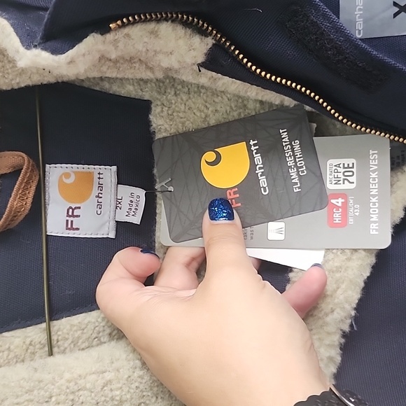 Carhartt FR wool lined vest 2x - Picture 4 of 6